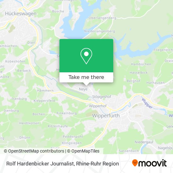 Rolf Hardenbicker Journalist map