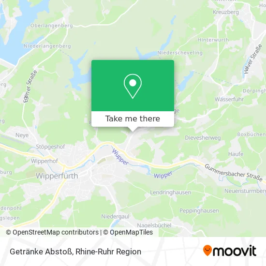 Карта Getränke Abstoß