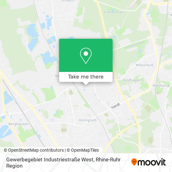 Gewerbegebiet Industriestraße West map
