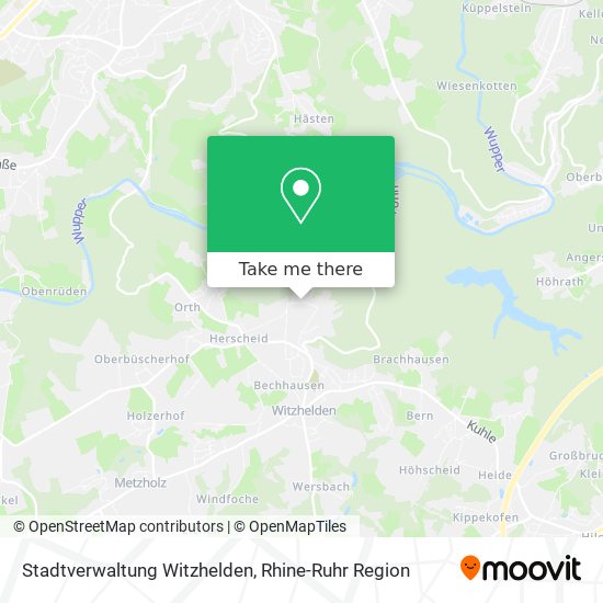Stadtverwaltung Witzhelden map