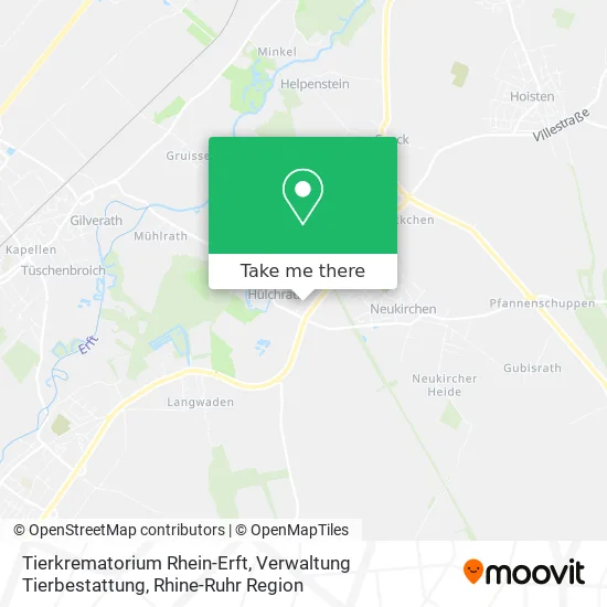 Карта Tierkrematorium Rhein-Erft, Verwaltung Tierbestattung