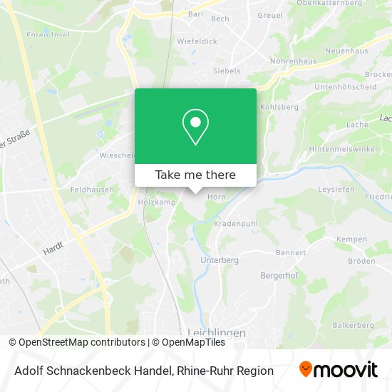 Adolf Schnackenbeck Handel map