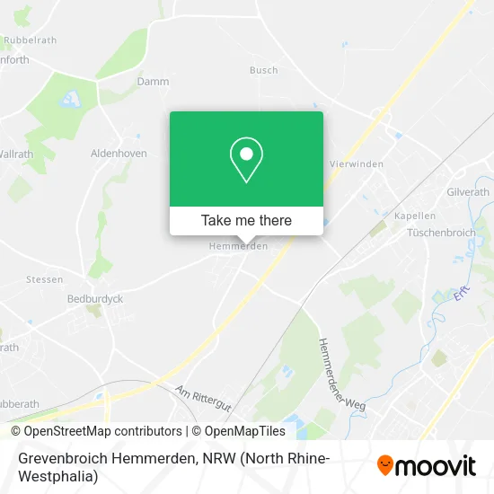 Карта Grevenbroich Hemmerden