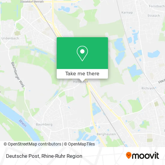 Карта Deutsche Post