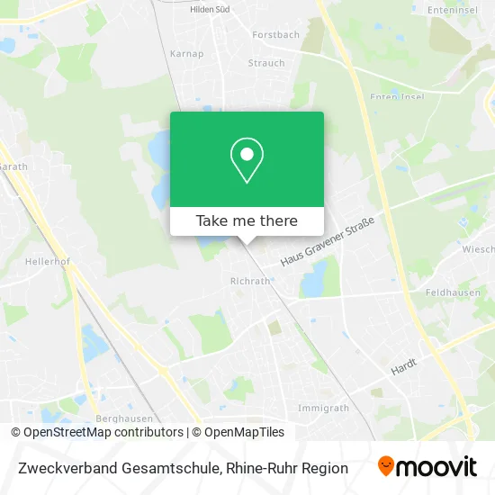 Карта Zweckverband Gesamtschule