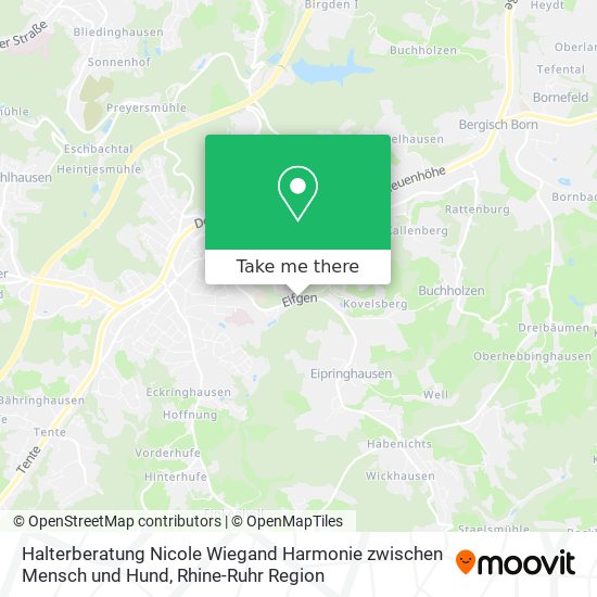 Halterberatung Nicole Wiegand Harmonie zwischen Mensch und Hund map