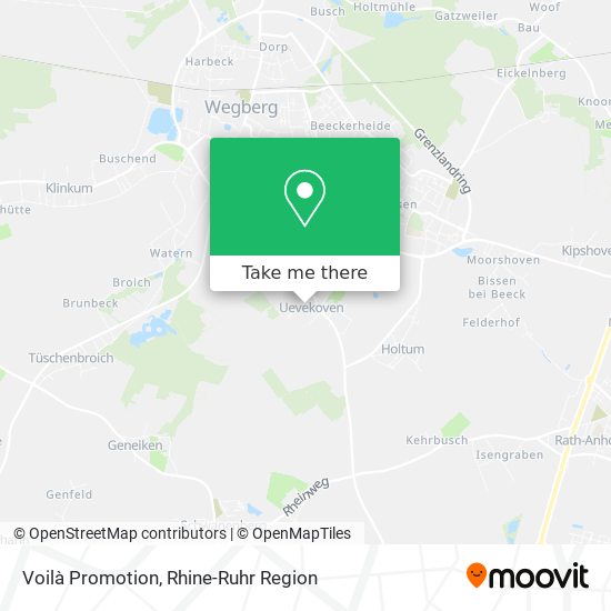 Voilà Promotion map