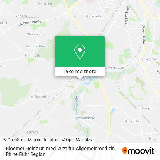 Bloemer Heinz Dr. med. Arzt für Allgemeinmedizin map