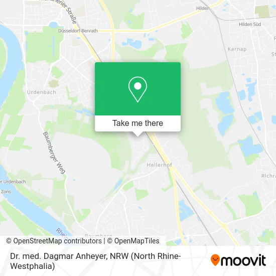 Карта Dr. med. Dagmar Anheyer
