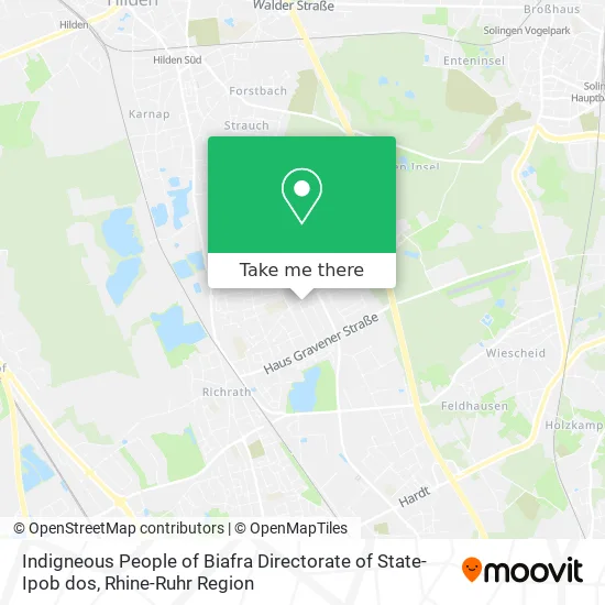 Indigneous People of Biafra Directorate of State-Ipob dos map