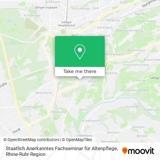 Staatlich Anerkanntes Fachseminar für Altenpflege map