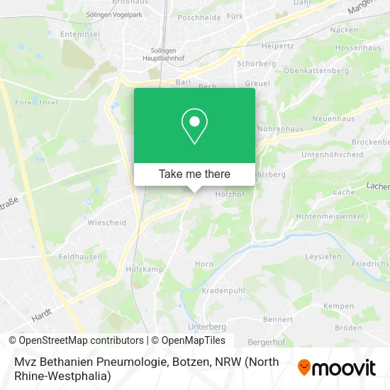 Карта Mvz Bethanien Pneumologie, Botzen