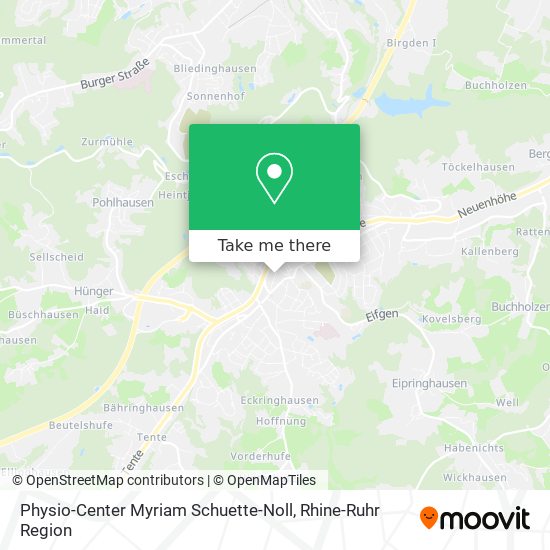 Physio-Center Myriam Schuette-Noll map