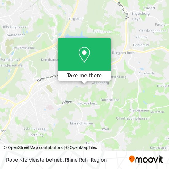 Rose-Kfz Meisterbetrieb map