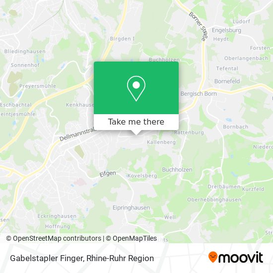 Карта Gabelstapler Finger