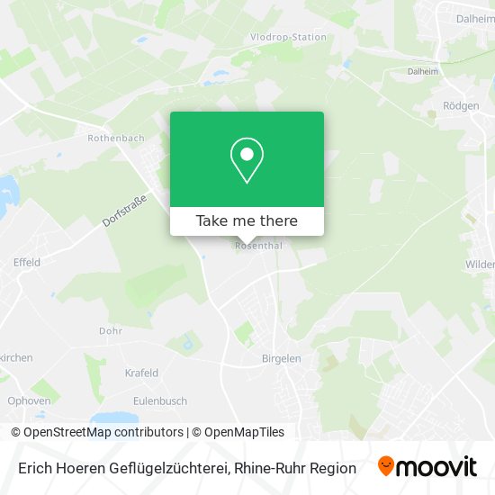 Erich Hoeren Geflügelzüchterei map