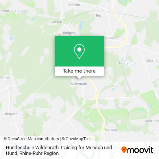 Hundeschule Wildenrath Training für Mensch und Hund map