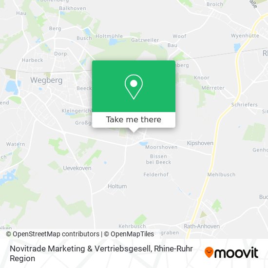 Карта Novitrade Marketing & Vertriebsgesell