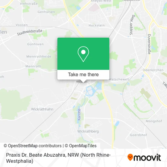 Карта Praxis Dr. Beate Abuzahra