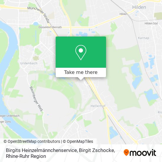Birgits Heinzelmännchenservice, Birgit Zschocke map