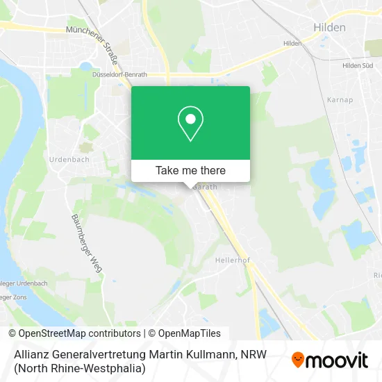 Карта Allianz Generalvertretung Martin Kullmann