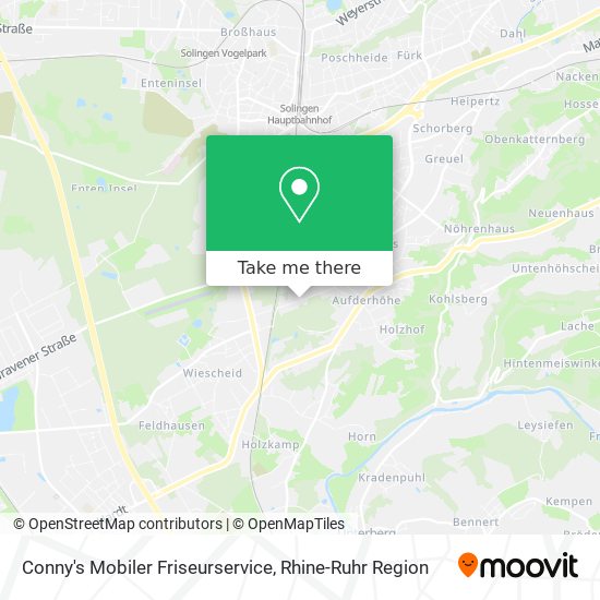 Conny's Mobiler Friseurservice map