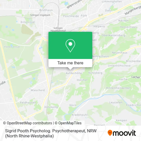 Карта Sigrid Pooth Psycholog. Psychotherapeut