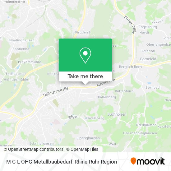M G L OHG Metallbaubedarf map