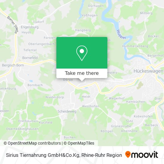 Sirius Tiernahrung GmbH&Co.Kg map