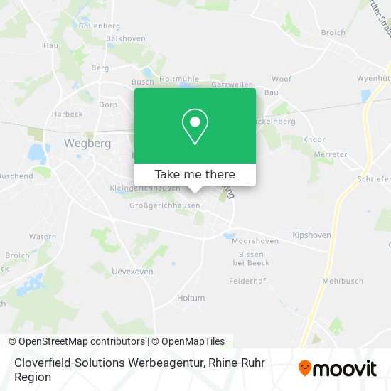 Cloverfield-Solutions Werbeagentur map