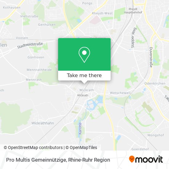 Pro Multis Gemeinnützige map