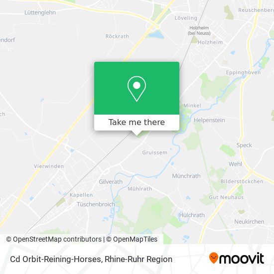 Cd Orbit-Reining-Horses map