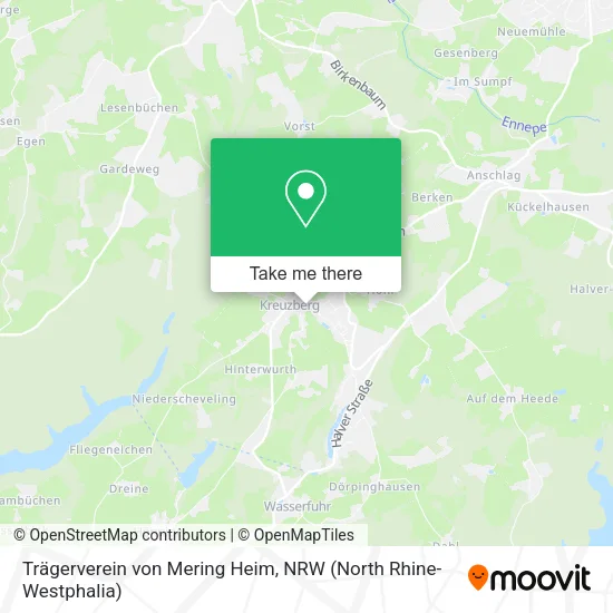 Карта Trägerverein von Mering Heim