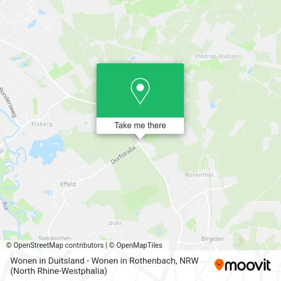 Wonen in Duitsland - Wonen in Rothenbach map