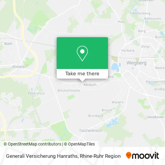 Карта Generali Versicherung Hanraths