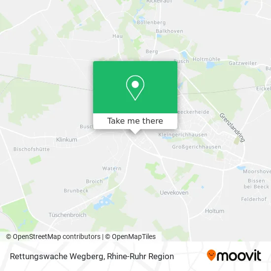 Карта Rettungswache Wegberg