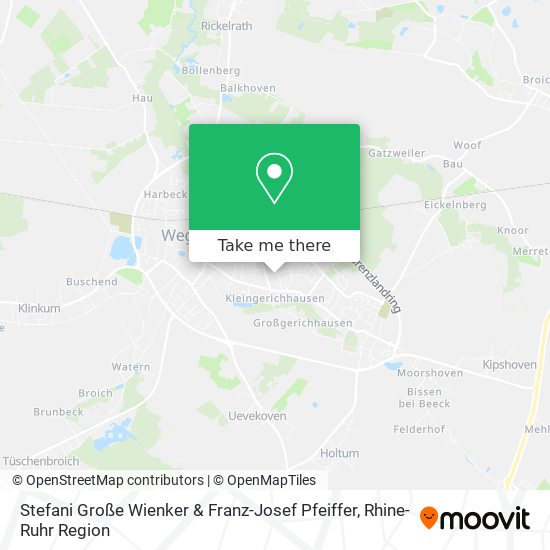 Stefani Große Wienker & Franz-Josef Pfeiffer map