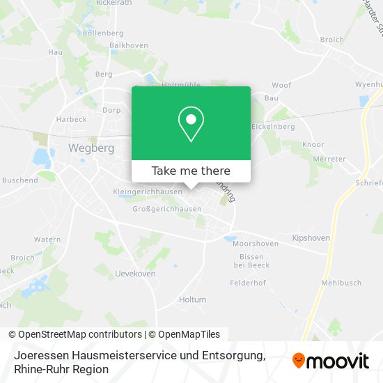 Joeressen Hausmeisterservice und Entsorgung map