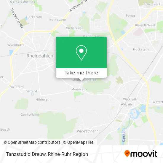 Карта Tanzstudio Dreuw