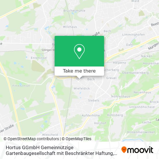 Hortus GGmbH Gemeinnützige Gartenbaugesellschaft mit Beschränkter Haftung map