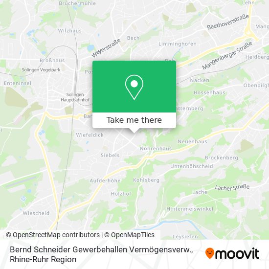 Bernd Schneider Gewerbehallen Vermögensverw. map