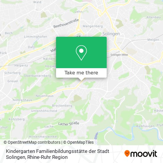 Kindergarten Familienbildungsstätte der Stadt Solingen map