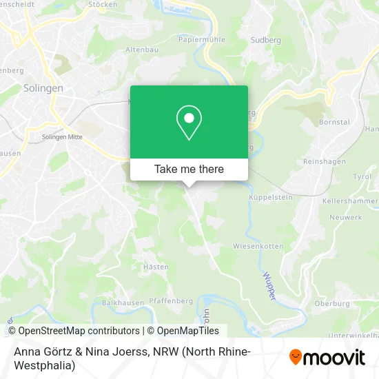 Карта Anna Görtz & Nina Joerss