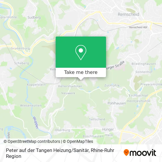 Карта Peter auf der Tangen Heizung / Sanitär