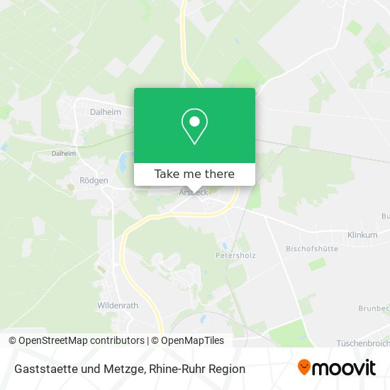 Gaststaette und Metzge map