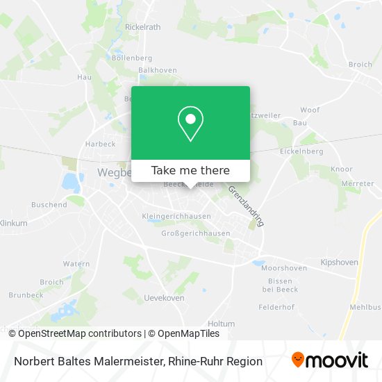 Norbert Baltes Malermeister map