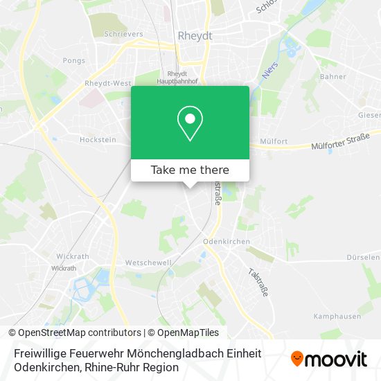 Freiwillige Feuerwehr Mönchengladbach Einheit Odenkirchen map