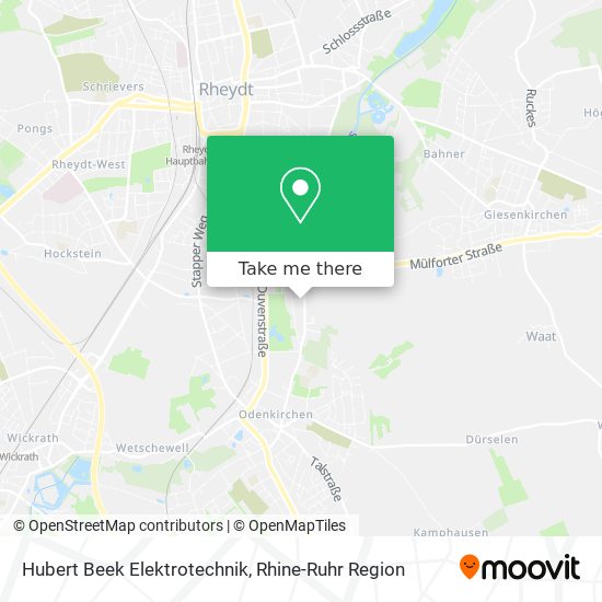 Hubert Beek Elektrotechnik map