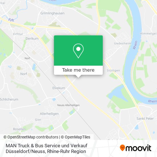 MAN Truck & Bus Service und Verkauf Düsseldorf / Neuss map