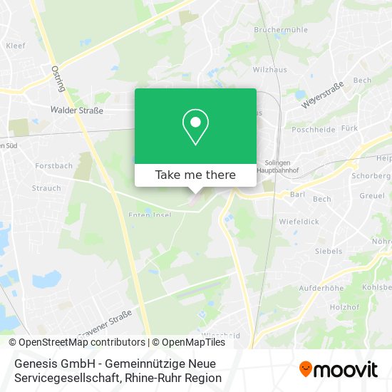 Genesis GmbH - Gemeinnützige Neue Servicegesellschaft map